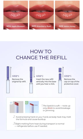 SACE LADY Transfer-Proof Refillable Lip Cream Pen SPF15 – Soft Matte Finish