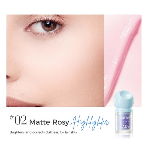 SACE LADY Highlighter Makeup – Blendable & Long-Lasting 3D Liquid Highlight for Face, Eyes & Lips