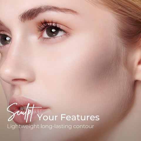 SACE LADY Liquid Contour – Blendable & Long-Lasting 3D Cream Bronzer Makeup for Face, Eyes & Lips