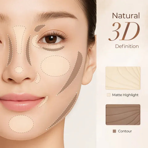 SACE LADY Duo Contouring 3D Palette – Highlight & Contour Duo