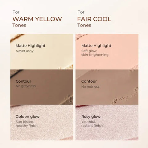 SACE LADY Duo Contouring 3D Palette – Highlight & Contour Duo