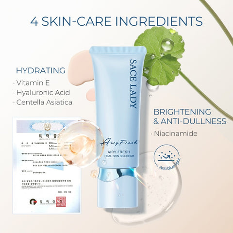 SACE LADY BB Cream SPF30 PA+++ – Natural Glow, Hydrating, 30g