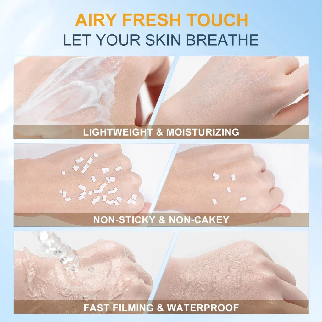 كريم واقي من الشمس SACE LADY SPF50+++، خفيف الوزن، غير لزج، يحمي من الأشعة فوق البنفسجية UVA/UVB، مرطب وملطف لجميع أنواع البشرة